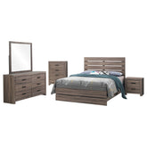 Brantford 5-piece Queen Bedroom Set Barrel Oak